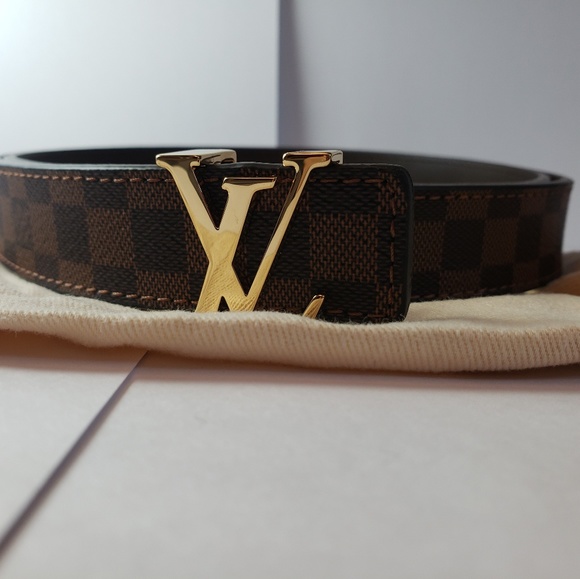 lv damier ebene belt